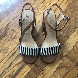 Sole Society Striped Shoes.